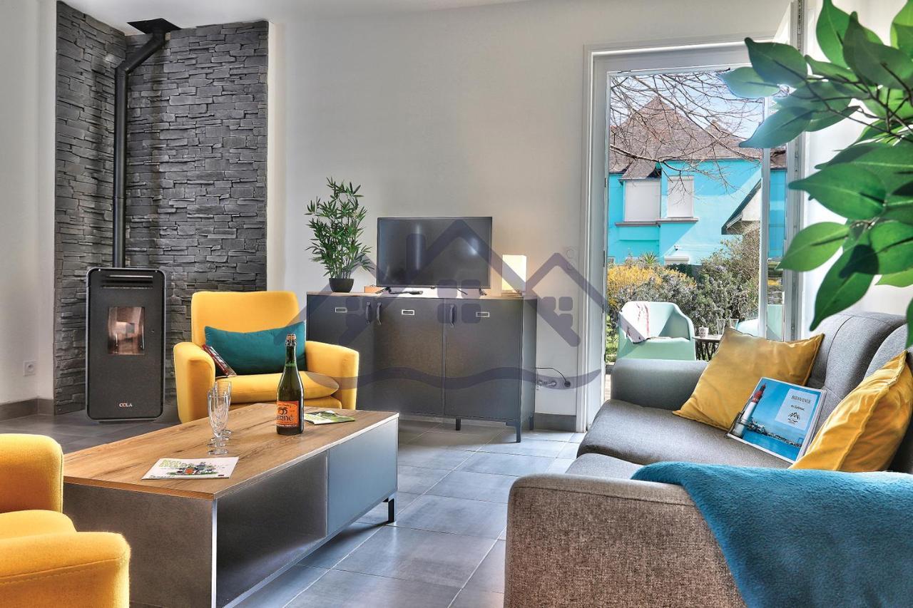 Localise - M33B - Kerbraz, Maison En Duplex Avec Jardin Clos Au Guilvinec - Tout A Pied, Plages, Port, Centre, Commerces, Marche - Wif Inclus - Linge De Lit Inclus Villa Eksteriør billede