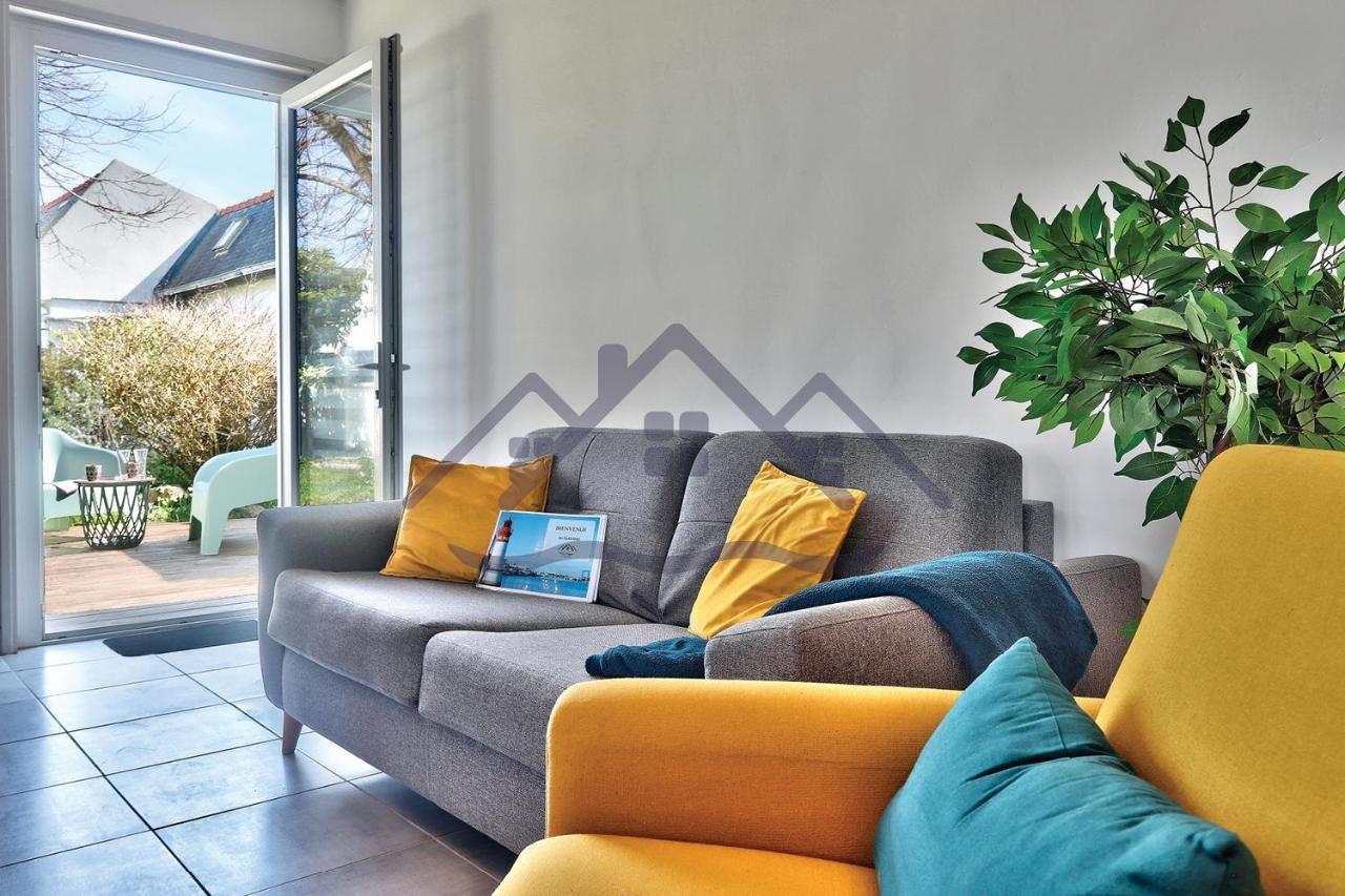 Localise - M33B - Kerbraz, Maison En Duplex Avec Jardin Clos Au Guilvinec - Tout A Pied, Plages, Port, Centre, Commerces, Marche - Wif Inclus - Linge De Lit Inclus Villa Eksteriør billede